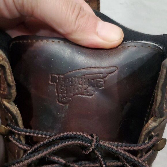 Red Wings 4200 High Steel Toe Boots in Brown Leather Size 10 - Picture 5 of 16